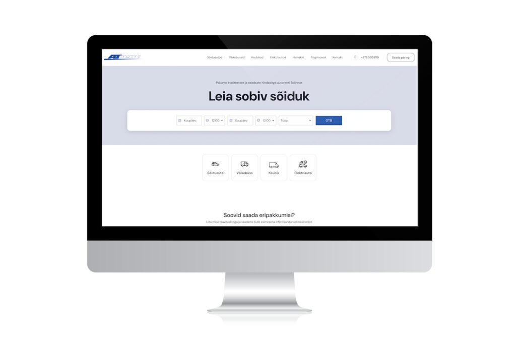 AT Rent html template WordPressi konverteerimine
