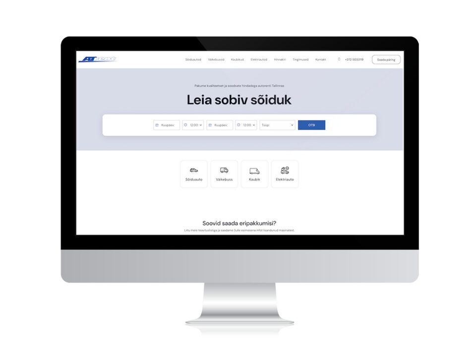 AT Rent html template WordPressi konverteerimine