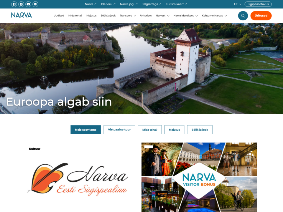 Visit Narva turismiportaal